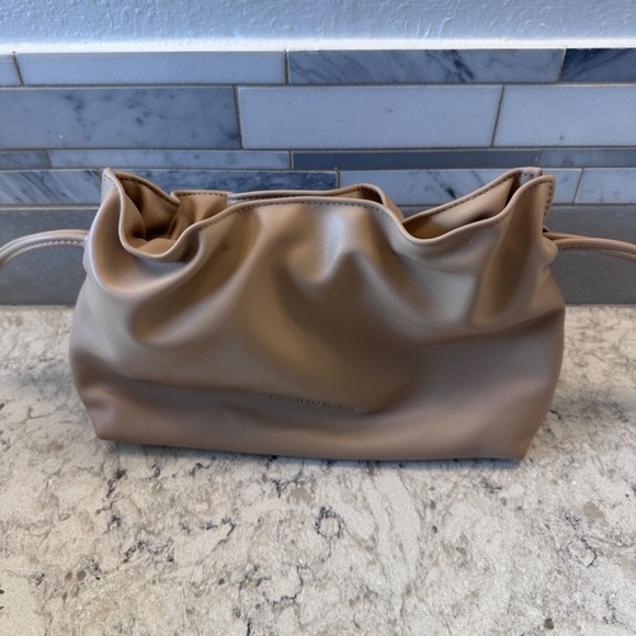 Patrick Ta Handbags - Patrick Ta Beige make-up drawstring bag